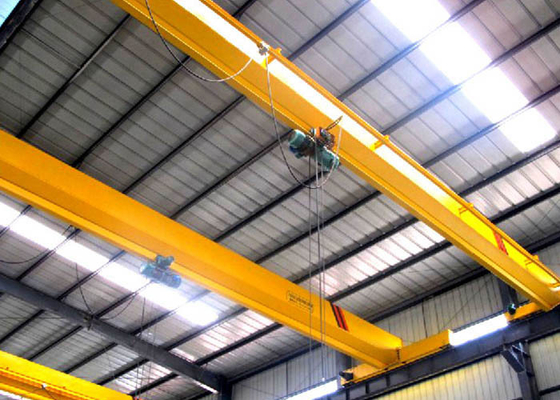 Warehouse Single Girder Overhead Crane For Lifting Goods Or Materials