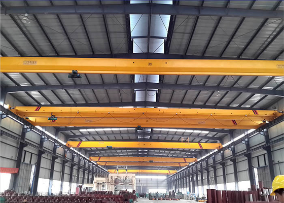 Indoor 10 Ton Single Beam Overhead Crane For Factory Workshop / Plant