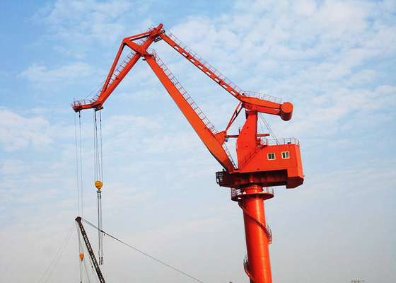 Mobile Harbour Single Jib Portal Gantry Crane For Container Handling / Shipbuilding