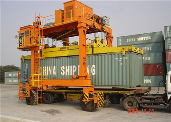 Double Girder Container Handling Gantry Crane For Ship Yard And Port
