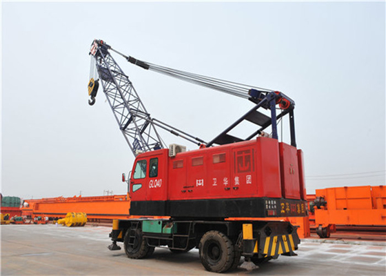 Rubber Tyred Mobile Harbour Crane For Loading And Unloading Cargos