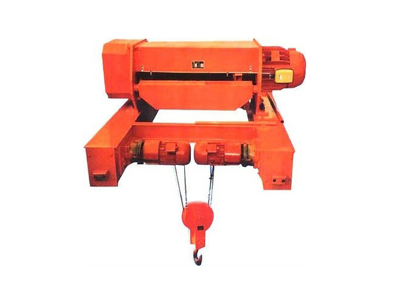 Double Rail Electric Wire Rope Hoist With Hoist Trolley For Lifting Cargo / Construction