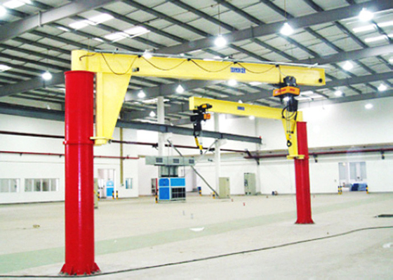 Rotary 360 Degree Swing Arm Crane / Cantilever Jib Crane 5 Ton Free Standing