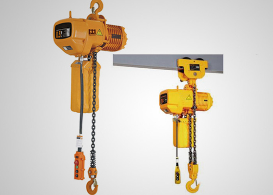 Electric Wire Rope Hoist 500kg , 1 Ton Electric Chain Hoist For Load And Unload