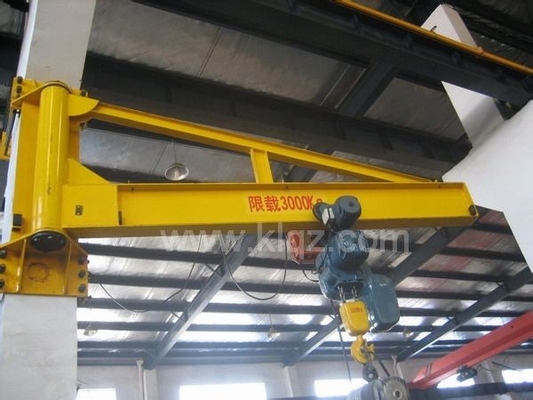 KBK Wall Mounted Slewing Jib Crane With Electric Chain Hoist For Workshop