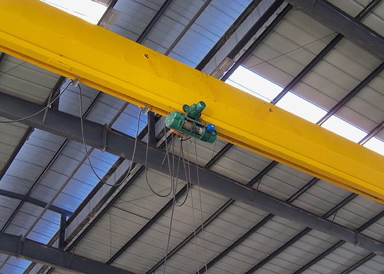 380V 50Hz  Single Girder 10 Ton Overhead Crane , Industrial Bridge Cranes