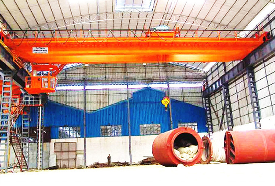 High Pressure Double Crank Electric Double Girder Overhead Crane With Remote Control