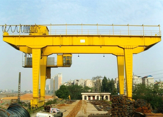 Rail mounted Double Beam Gantry Crane Truss Type 40 - 500T Lifting Capacity